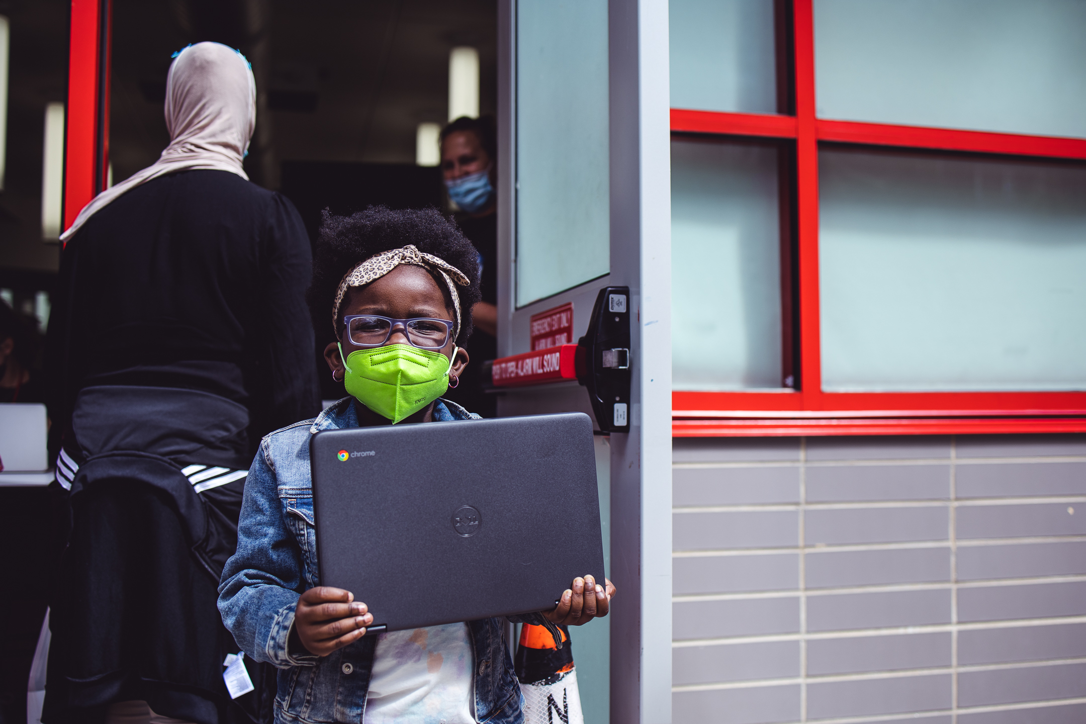 Girl with laptop