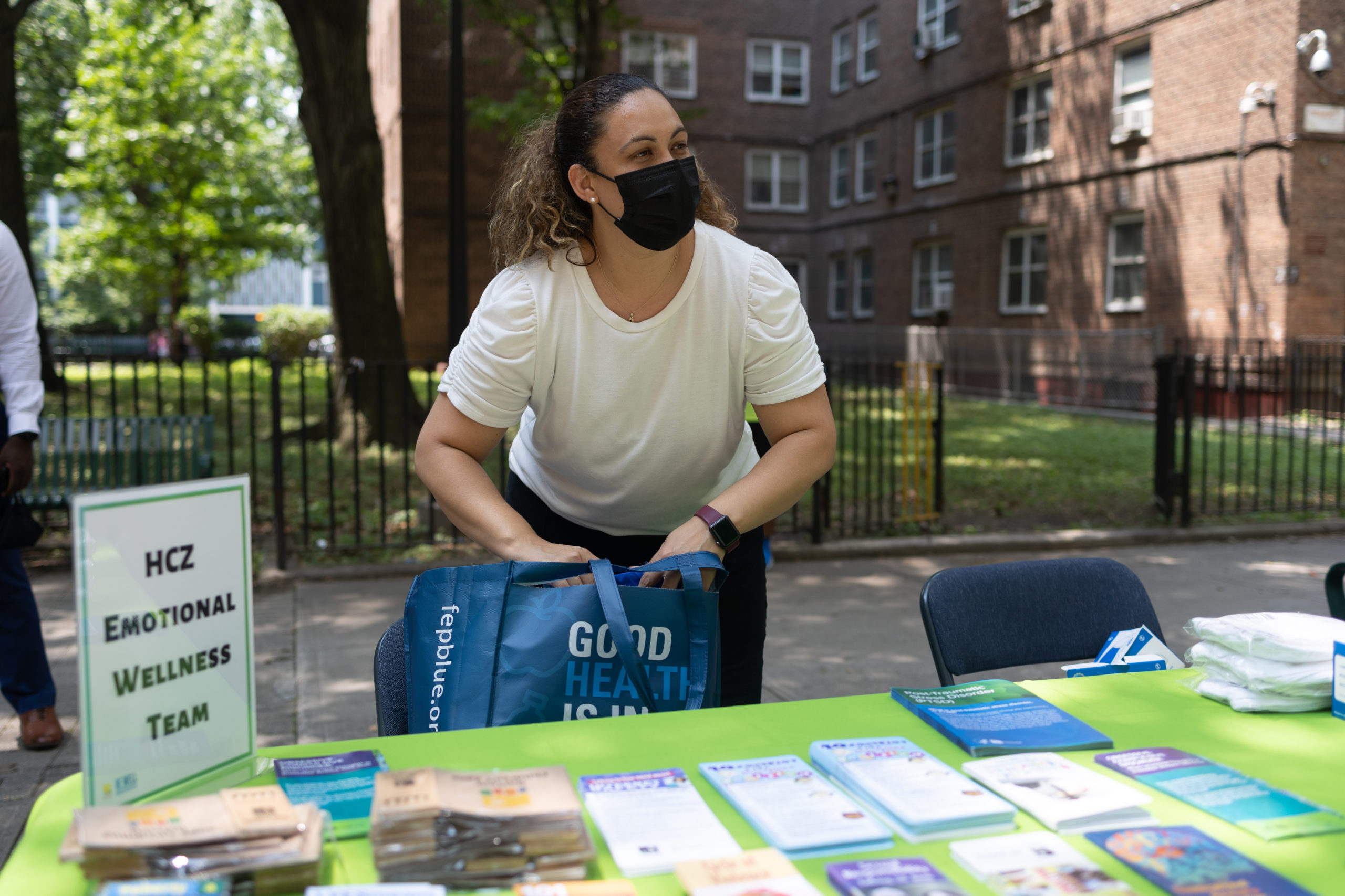 Jessica Lake at Healthy Harlem Har