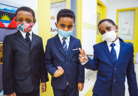 Promise Academy Scholars Dresses as Barack Obama for Black History Month