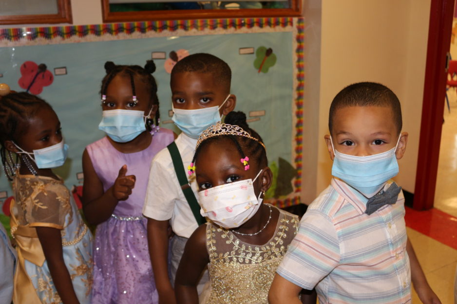Harlem Gems scholars at ther graduation ceremony during Harlem Children's Zone Graduation Week 2022