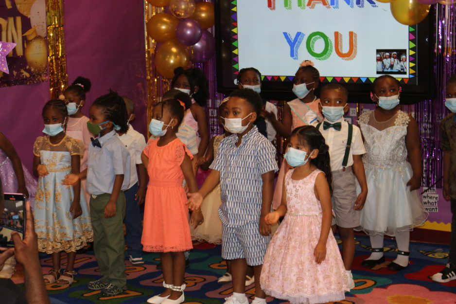 Harlem Gems scholars at ther graduation ceremony during Harlem Children's Zone Graduation Week 2022